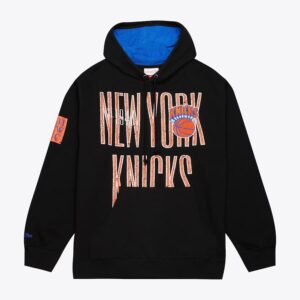 Mitchell & Ness Black New York Knicks Team OG Fleece Pullover Hoodie Black 1384227