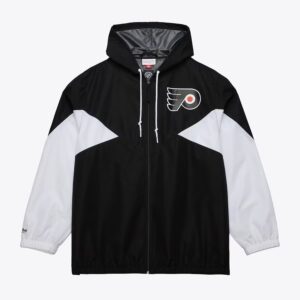 Mitchell & Ness Black Philadelphia Flyers Ultimate Lightweight Full-Zip Windbreaker Jacket Black 1378470