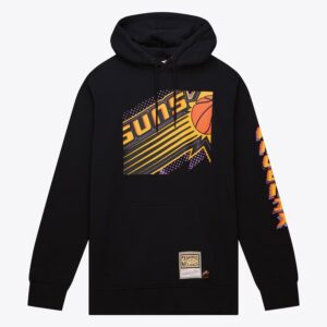 Mitchell & Ness Black Phoenix Suns Big Face 7.0 Pullover Hoodie Black 1528961