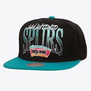 Baseball Cap Mitchell & Ness Black San Antonio Spurs Hardwood Classics Rise Up Snapback Hat Cream 1589739