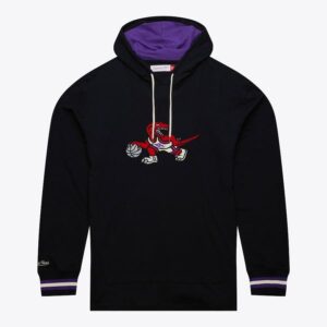 Mitchell & Ness Black Toronto Raptors Legendary Slub Vintage Logo Pullover Hoodie Black 1551269