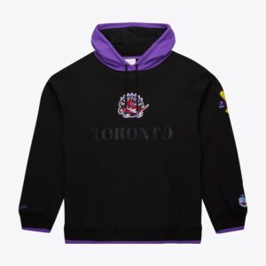 Mitchell & Ness Black Toronto Raptors Team OG 3.0 Vintage Fleece Pullover Hoodie Black 1500694