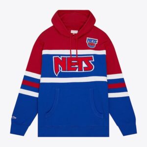 Mitchell & Ness Blue New Jersey Nets Head Coach Pullover Hoodie Blue 1550876