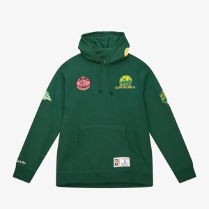 Mitchell & Ness Green Seattle Supersonics City Collection Fleece Pullover Hoodie Green 1551328