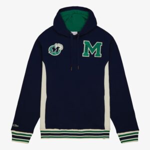 Mitchell & Ness Navy Dallas Mavericks Team Legacy French Terry Pullover Hoodie Dark blue 1577093