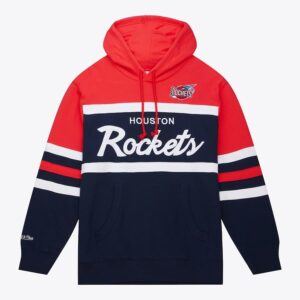 Mitchell & Ness Navy Houston Rockets Head Coach Pullover Hoodie Dark blue 1550799