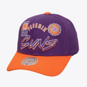 Mitchell & Ness Purple Phoenix Suns Eldy Script Hardwood Classics Snapback Hat Violet 1589904