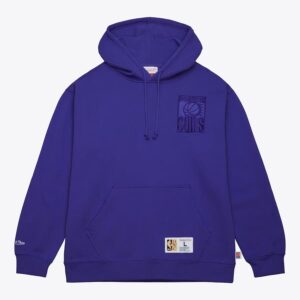 Mitchell & Ness Purple Phoenix Suns Tonal Logo Heavyweight Fleece Pullover Hoodie Violet 1551161