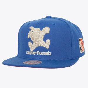 Mitchell & Ness Royal Denver Nuggets Hardwood Classics Watch Me Shine Snapback Hat Blue 1590124