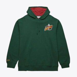 Mitchell & Ness Shawn Kemp Green Seattle SuperSonics Name & Number Fleece Pullover Hoodie Green 1577286