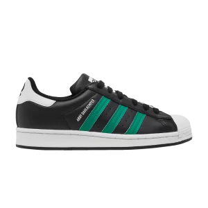 adidas Abby Dahlkemper x Wmns Superstar 'Black Bold Green' Sneakers Black/Bold Green/Active Violet GV8825