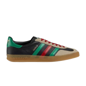 Adidas x Gucci Gazelle 'Black Green Red' Sneakers Black/Oatmeal 726487 AAA43 9549