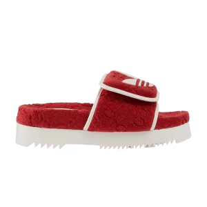 Adidas x Gucci Wmns GG Platform Sandal 'Red Cotton Sponge 'Sneakers Red 702398 UU010 6560