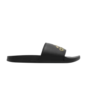 adidas Adilette Comfort Slide 'Black Gold Metallic' Sneakers Black/Metallic Gold/Black GY1946