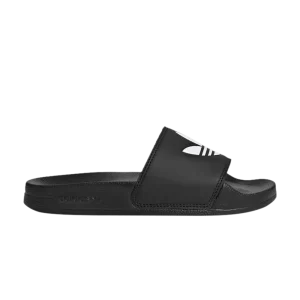 adidas Adilette Lite Slide J 'Black White' Black color/White cloud/Black color EG8271