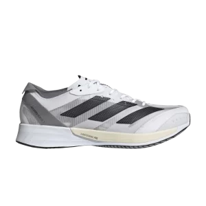 adidas Adizero Adios 7 'White Black Grey' White Cloud/Black Color/Gray Three GX6646