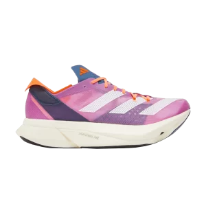 adidas Adizero Adios Pro 3 'Pulse Lilac' Lilac Pulse/White Cloud/Sunny Orange GY8411