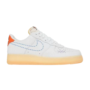 Air Force 1 '07 LV8 'Nike 101' Sneakers White/Safety Orange/Lilac/University Blue DX2344 100