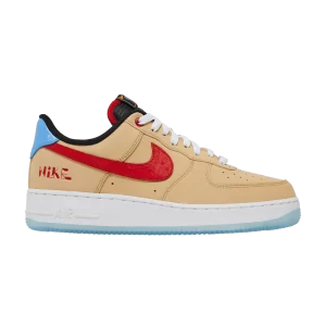 Nike Air Force 1 '07 LV8 'Satellite' Sesame/University Red/Black DQ7628 200