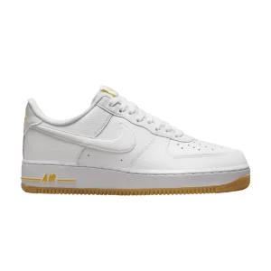 Nike Air Force 1 '07 'White University Gold Gum' White/University Gold/White/Bubble Gum Light Brown DZ4512 100