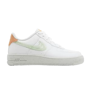 Nike Air Force 1 Crater GS 'Brushstroke' White/Orange trans/Sail/Green enamel DX3067 100