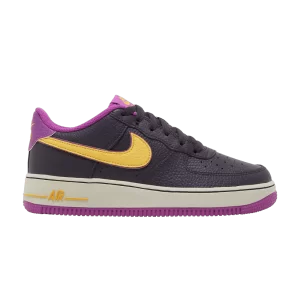 Nike Air Force 1 GS 'Lakers Alternate' Cave Purple/Light Bone/Vivid Violet/Solar Flare DX5805 500