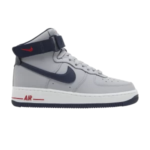 Nike Wmns Air Force 1 High 'New England Patriots' Wolf Grey/Navy College/University Red/White DZ7338 001