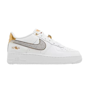 Nike Air Force 1 Low GS 'NOLA' White/Multicolor/Metallic Gold/University Red DZ5292 100