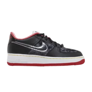 Nike Air Force 1 Low Premium GS 'H-Town' Black/Multicolor/University Red/Tour Yellow/Metallic Silver DZ5296 001