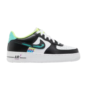 Nike Air Force 1 LV8 GS 'Graffiti' Sneakers White/Laser Blue/Volt/Black DX3349 100