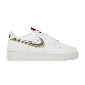 Nike Air Force 1 LV8 GS 'Off Noir Summit White' Off Black/Summit White/Pink Prime/Pewter Metallic DH9595 001