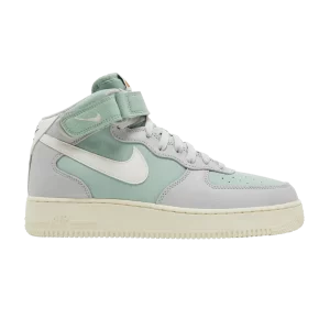 Nike Air Force 1 Mid '07 LX 'Certified Fresh - Enamel Green' Mist Grey/Sail/Enamel Green/Alpha Orange DQ8766 002