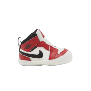 Air Jordan 1 Crib Bootie 'Chicago Lost & Found' Red/Black/Sail AT3745 612