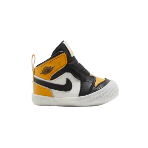 Air Jordan 1 Crib Bootie 'Yellow Toe' Taxi/Sail/Black AT3745 711