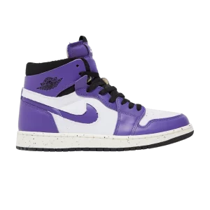 Air Jordan 1 High Zoom Comfort 'Crater Purple' White/Crater purple/Black CT0978 501