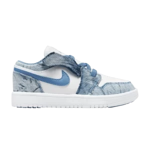 Air Jordan 1 Low ALT PS 'Washed Denim 'Sneakers White/Dutch Blue/White DM8948 100