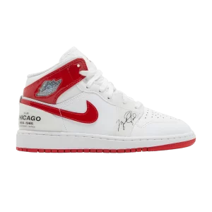 Air Jordan 1 Mid GS 'Rookie Season' White/University Red DR6496 116