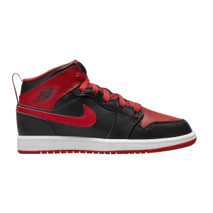 Air Jordan 1 Mid PS 'Alternate Bred' Black/Fire Red/White DQ8424 060