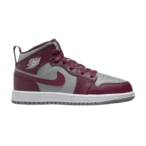 Air Jordan 1 Mid PS 'Cherrywood Red' Cherry wood red/Cement grey/White DQ8424 615