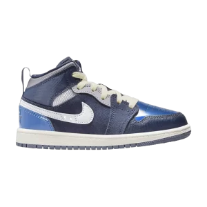 Air Jordan 1 Mid SE Craft PS 'Inside Out - Obsidian' Obsidian/French Blue/Ash Slate/White DX2195 400