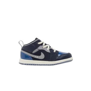 Air Jordan 1 Mid SE Craft TD 'Inside Out - Obsidian' Obsidian/French Blue/Ash Slate/White DX2196 400