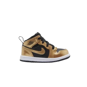 Air Jordan 1 Mid SE TD 'Metallic Gold Black' Black/White/Metallic Gold DR6969 071