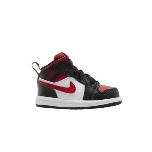 Air Jordan 1 Mid TD 'Black Fire Red' Black/White/Fire Red 640735 079