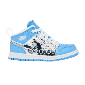 Air Jordan 1 Mid TD 'Game Winner' White/Starfish/University Blue DR6494 100