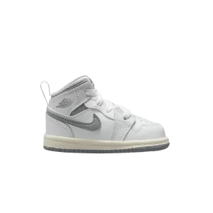 Air Jordan 1 Mid TD 'Neutral Grey' White/Stealth 640735 135