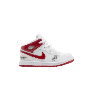 Air Jordan 1 Mid TD 'Rookie Season' White/University Red DR6497 116