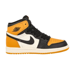 Air Jordan 1 Retro High OG PS 'Yellow Toe' Taxi/Black/Sail AQ2664 711