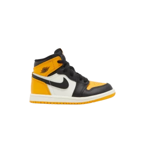 Air Jordan 1 Retro High OG TD 'Yellow Toe' Taxi/Black/Sail AQ2665 711