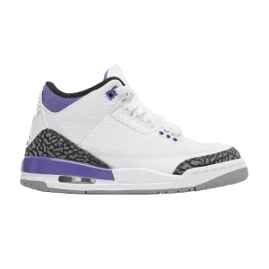 Air Jordan 3 Retro GS 'Dark Iris' White/Black/Dark Iris/Cement Gray DM0967 105