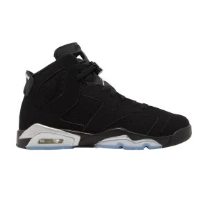 Air Jordan 6 Retro GS 'Chrome' Black/Metallic Silver/Black DX2835 001